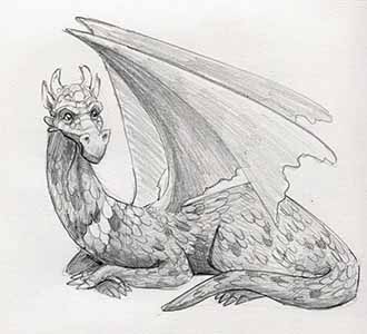 Concept Drawings of The Dragons